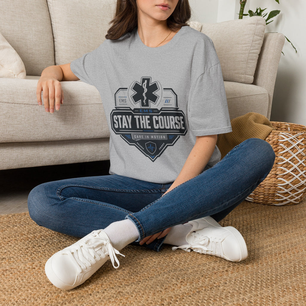 EMS 'Stay the Course' T-Shirt — Paramedic-EMT Pride Tee