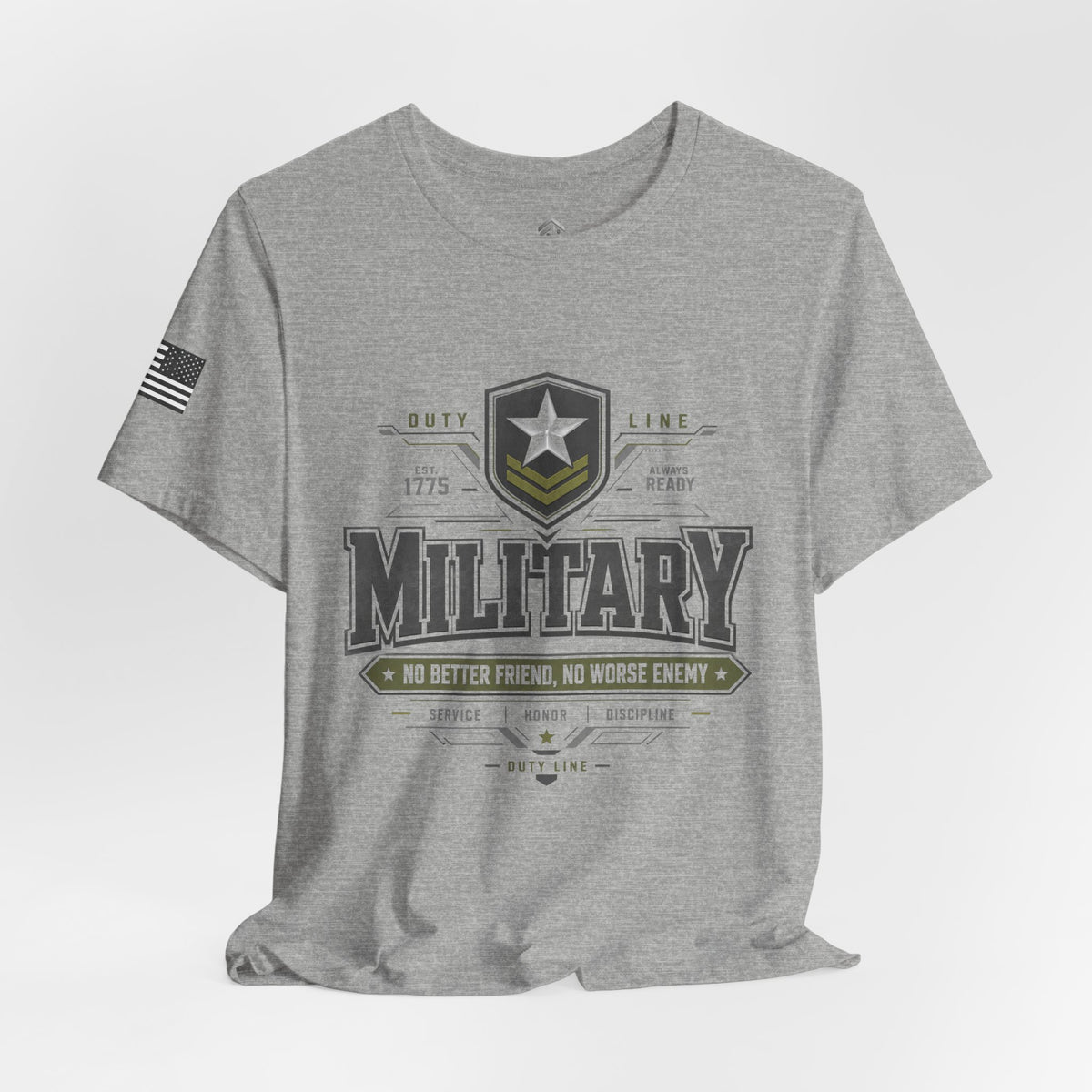 No Better Friend Military Tee