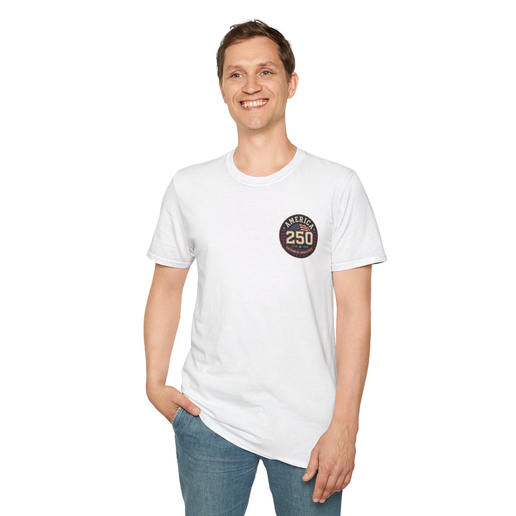 America 250 Firefighter Patriotic Graphic Tee