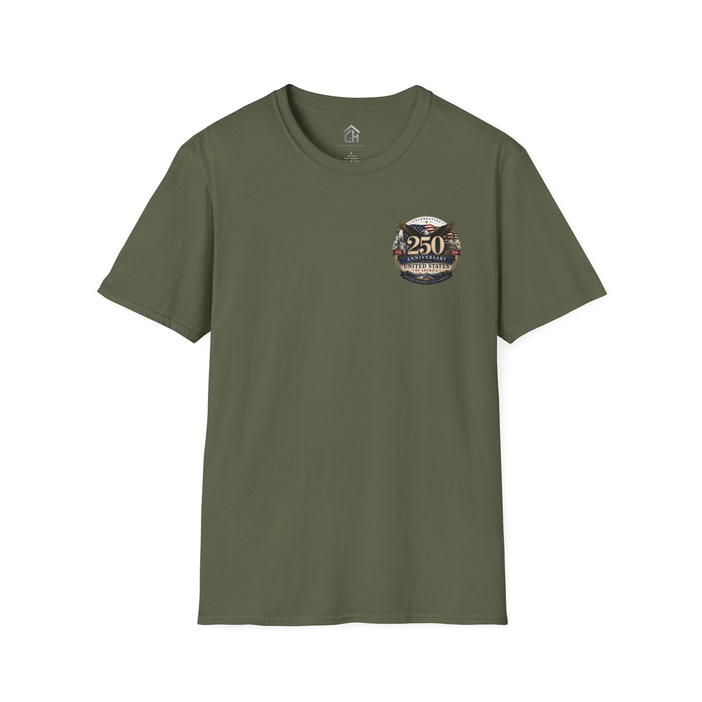 250 Years of Freedom Military Patriotic Graphic Tee