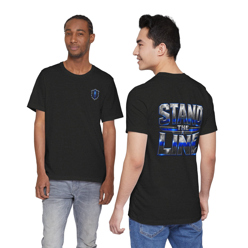 Police Stand the Line Graphic T-shirt
