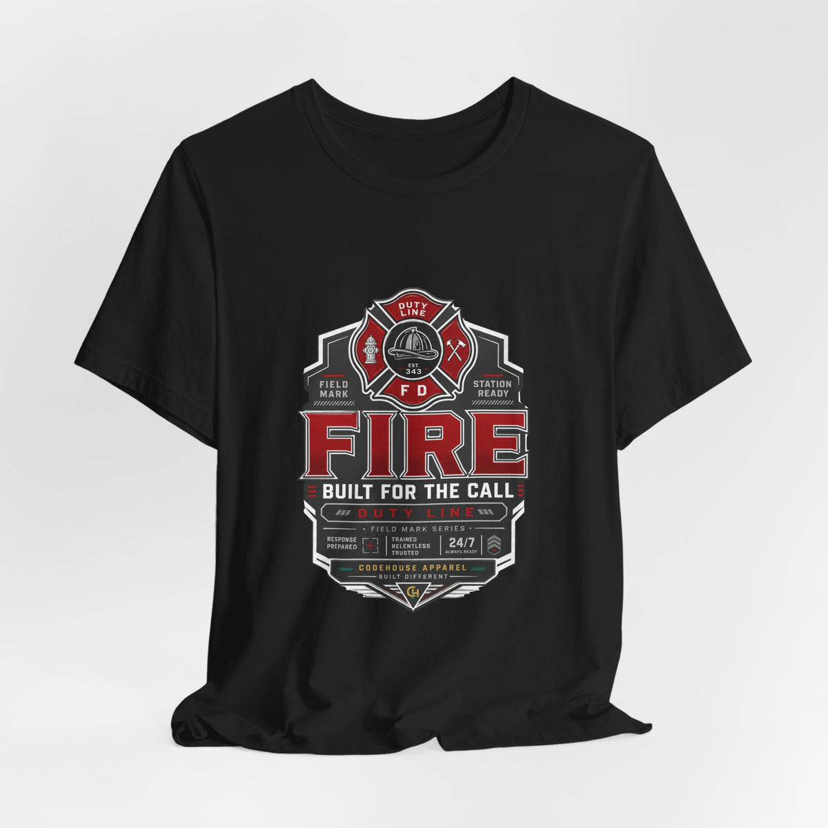 Built for the Call Firefighter Tee
