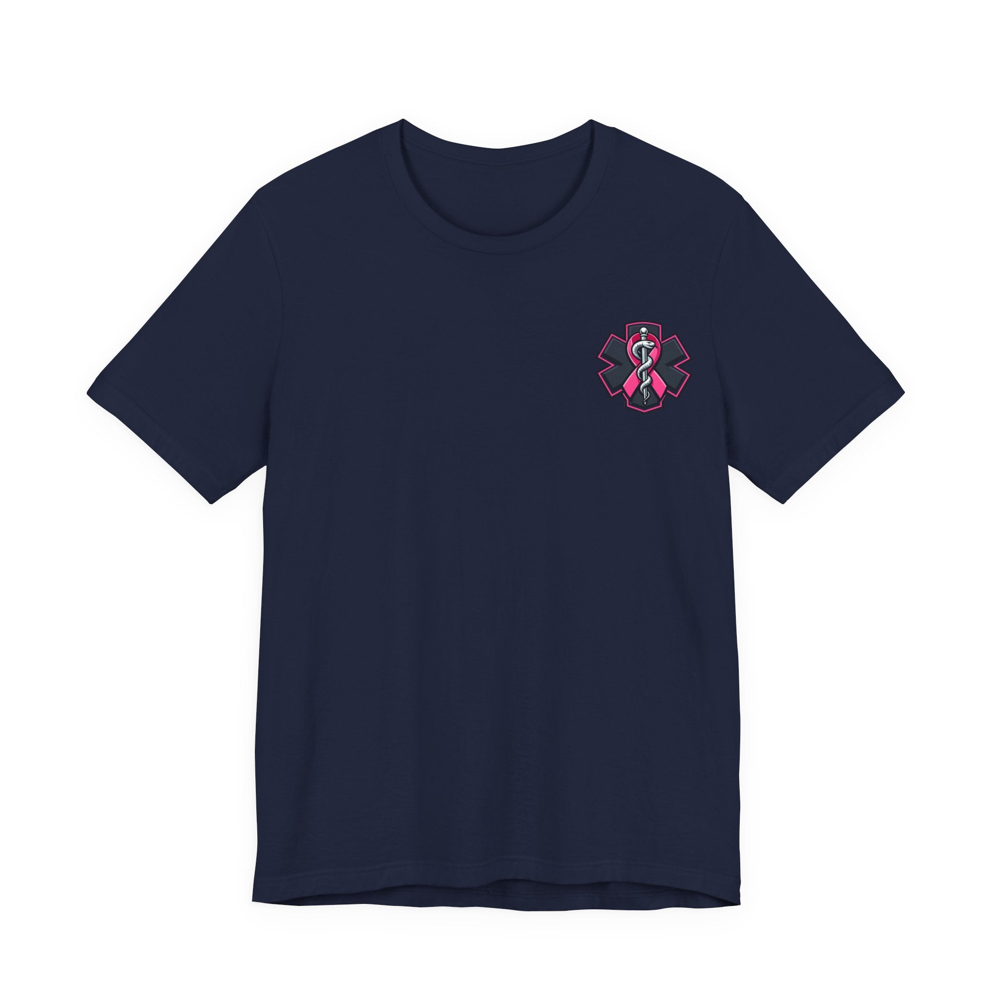 No One Fights Alone – Breast Cancer Awareness EMS T-Shirt