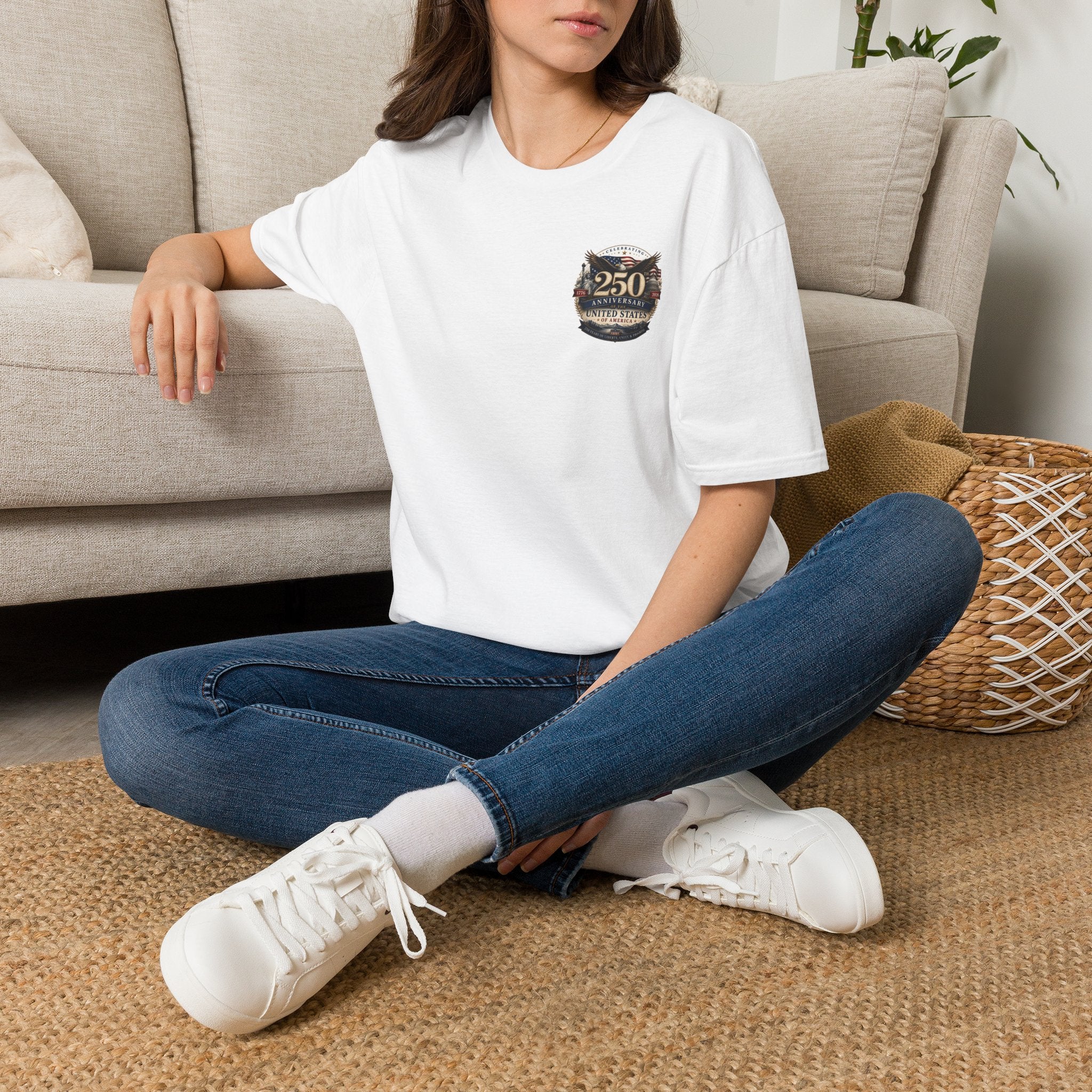 250 Years of Freedom Military Patriotic Graphic Tee