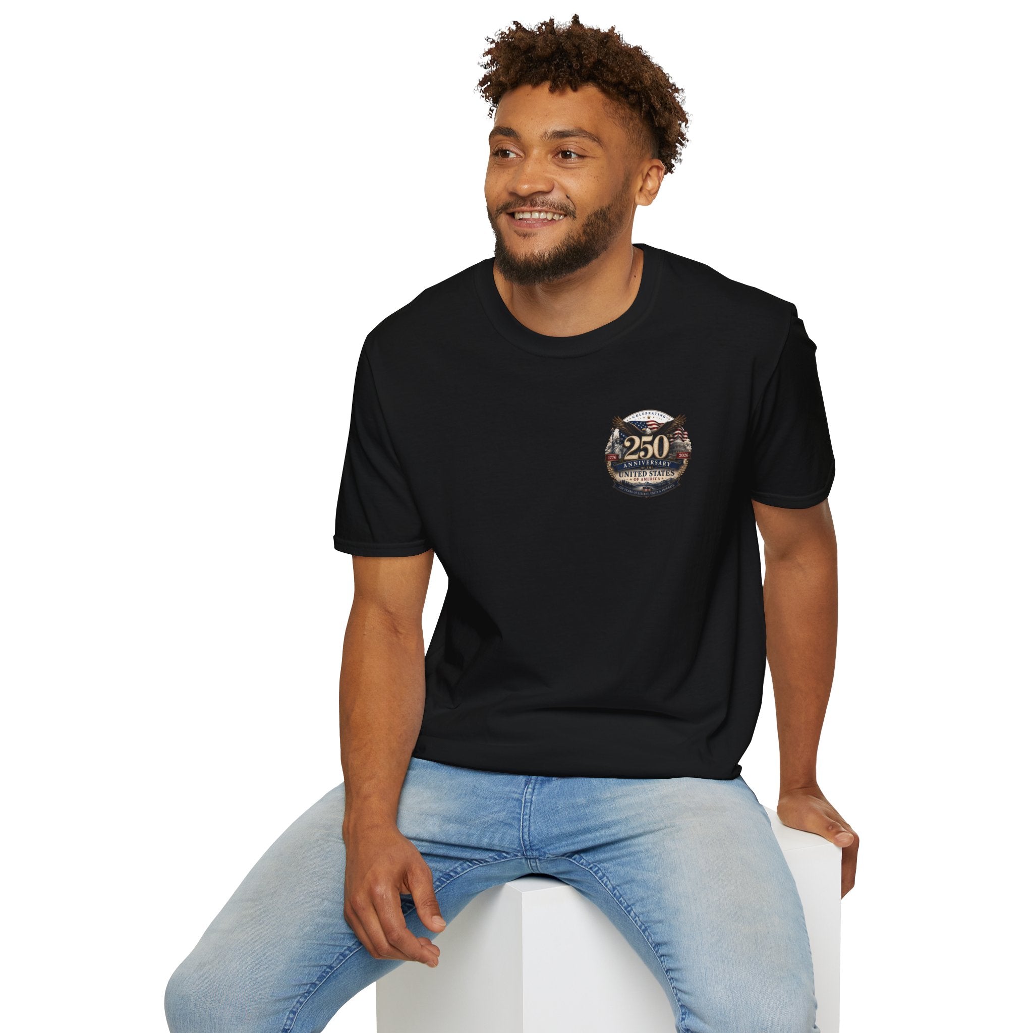 250 Years of Freedom Military Patriotic Graphic Tee