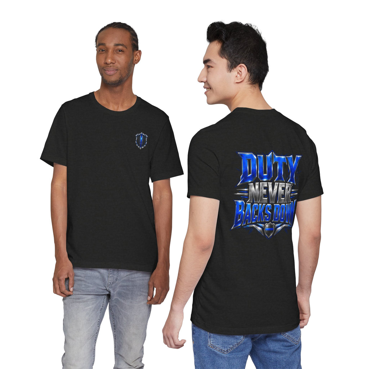 Police "Duty Never Backs Down" T-Shirt