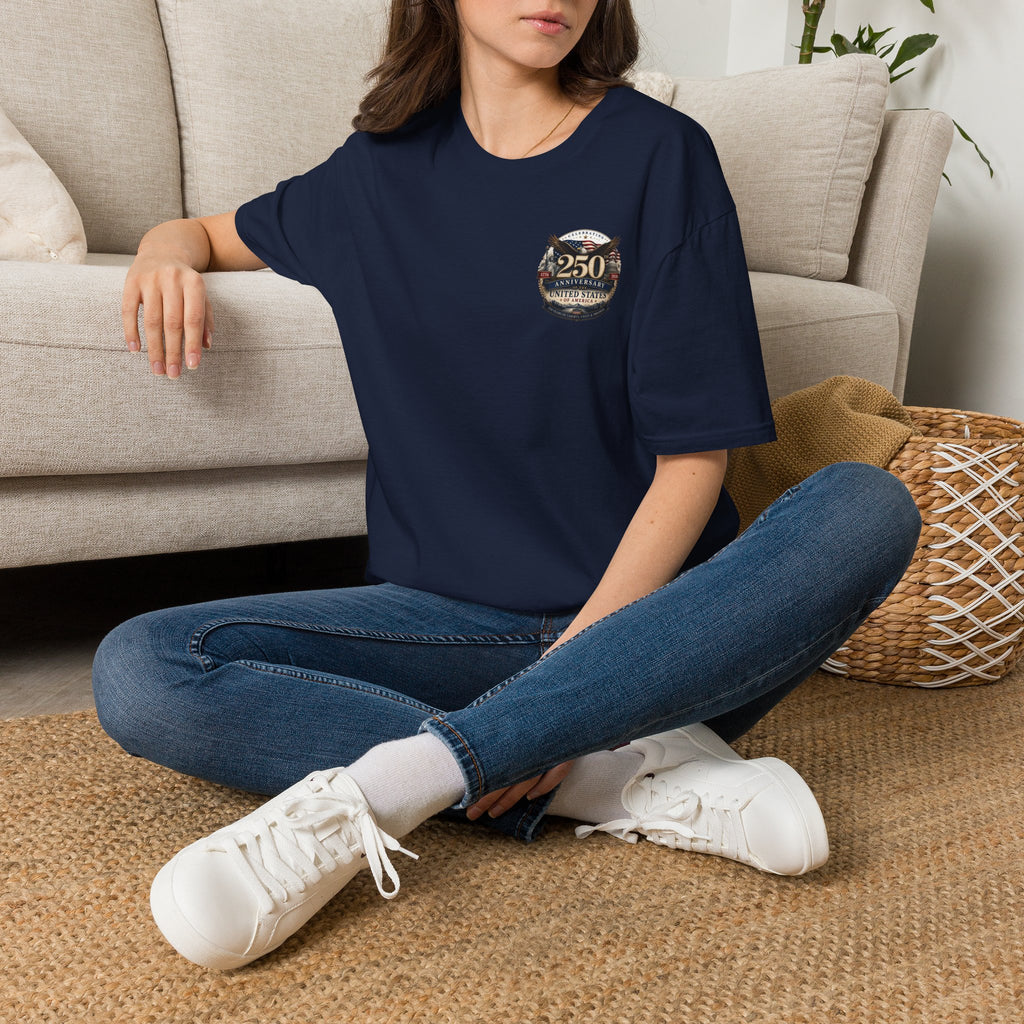 250 Years of Freedom Military Patriotic Graphic Tee